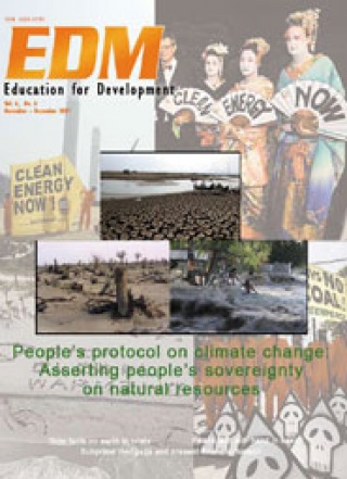 People’s protocol on climate change: Asserting people’s sovereignty on natural resources (November-December 2007)
